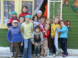 Дети в лагере